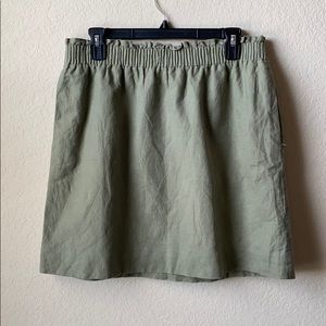 Green JCrew Sidewalk Skirt Size 12